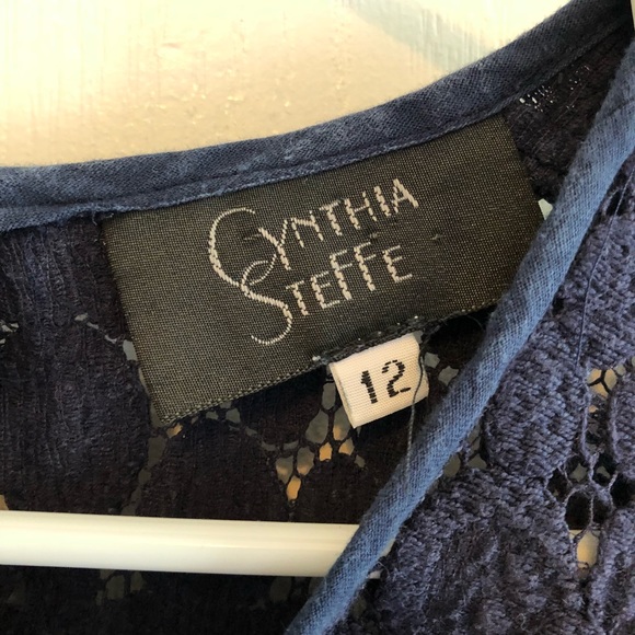 Cynthia Steffe Eyelet Lace Top - Picture 3 of 3